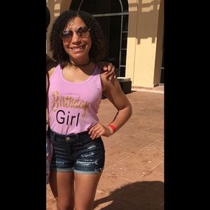Birthday Girl tank top